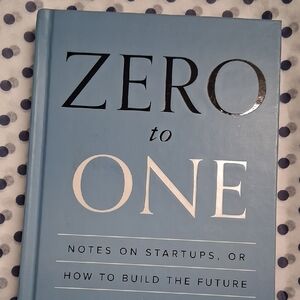 Zero to One Light Blue Hardcover Book